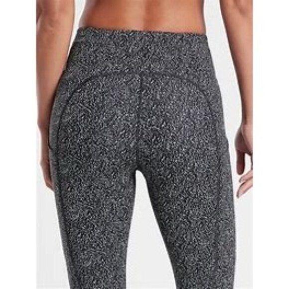 Athleta Ultimate Salutation Stash Pocket Textured 7/8 Tight Sz‎ L - Picture 3 of 10